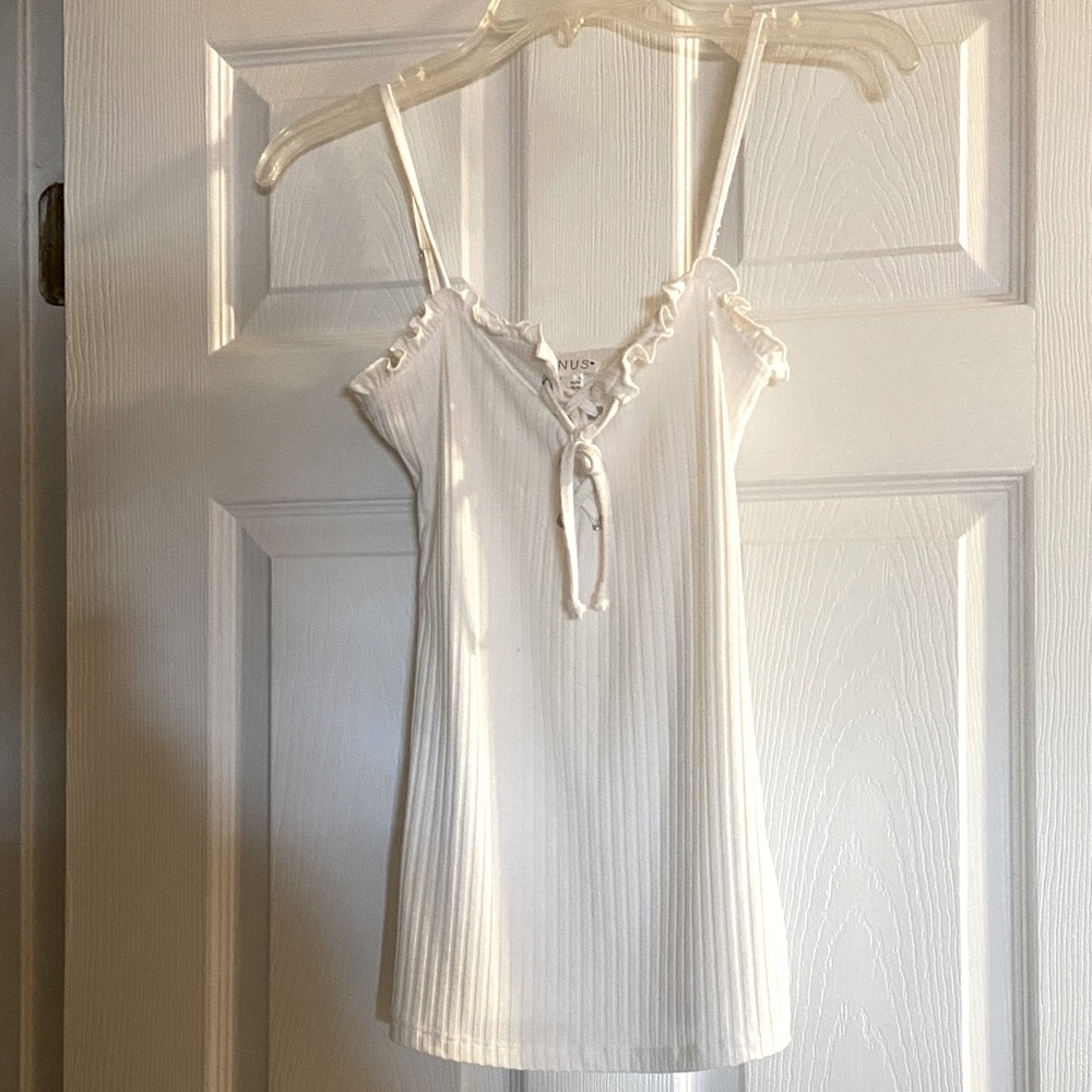 Lace-up Tank Top